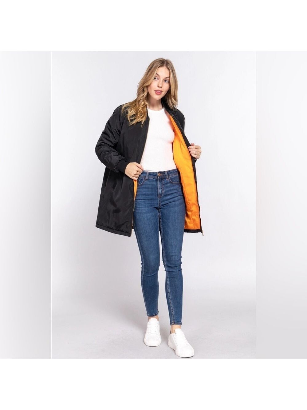 FINAL PIECE!! ($18) Long Line Bomber Jacket